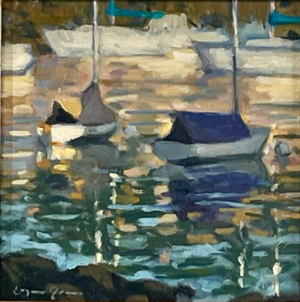 Rockport Harbor Sailboats